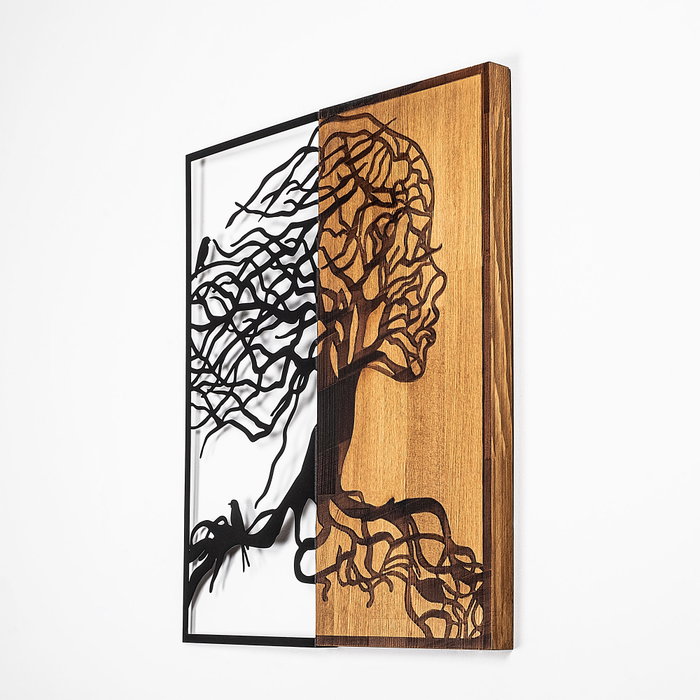 Wallity Tree Woman - 290 Escultura de pared Negro y Nogal Wallity Tree Woman - 290 Escultura de pared Negro y Nogal